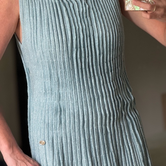 CHANEL cruise 2013 cashmere linen dress - Picture 2 of 9